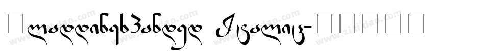 AladdinExpanded Italic字体转换